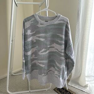 aerie camo sweater